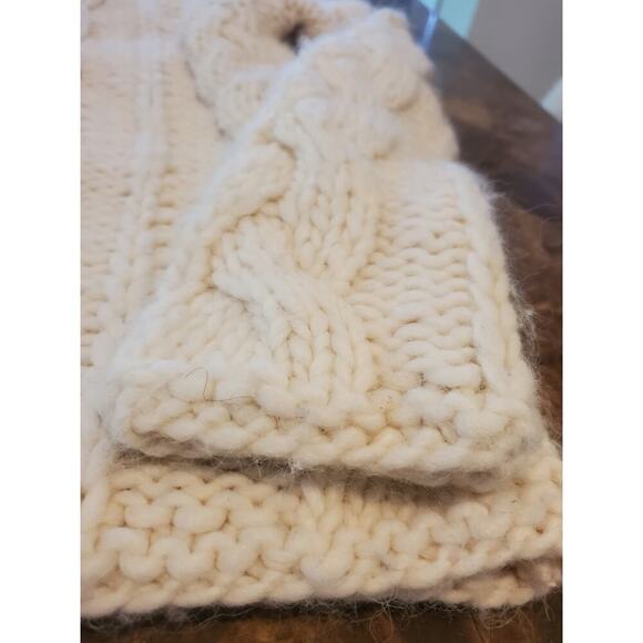 Flavio Castellani Cableknit Alpaca wool blend heavy sweater Medium Made in Italy - Picture 4 of 7